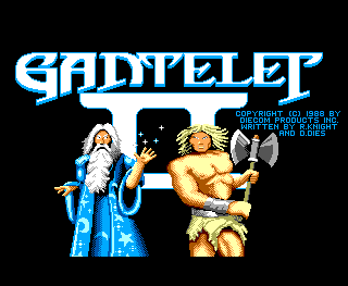 Gantelet II intro screen #2