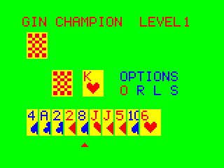 Gin Champion game screen