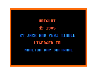 Hotslot intro screen #2