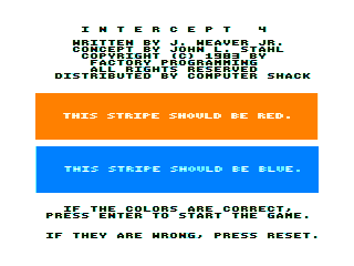Intercept 4 intro screen #1