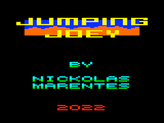 Jumping Joey intro screen #2