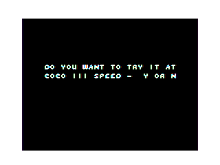 Kung-Fu Dude Coco 3 option - play at double speed