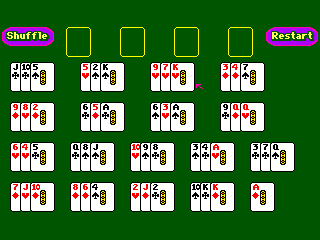 La Belle Lucie Solitaire game screen #1
