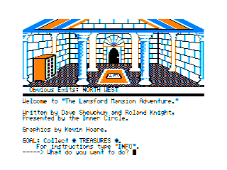 Lansford Mansion intro screen 2 (Cracked)