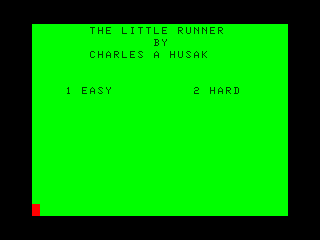 Little Runner intro screen