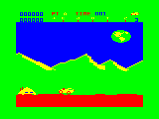 Lunar-Rover Patrol game screen