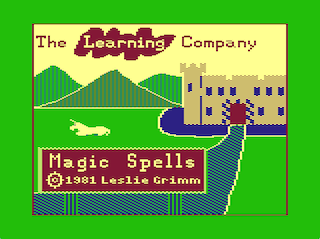 Magic Spells intro screen