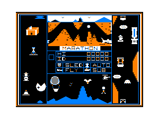 Marathon game screen