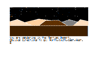 Martian Crypt game screen