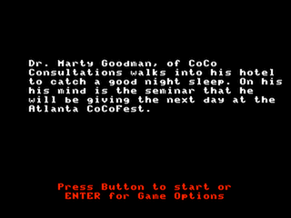 Marty's Nightmare intro screen #4