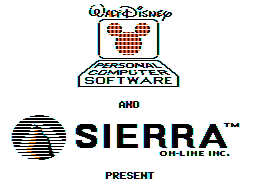 Mickey's Space Adventure intro screen #1