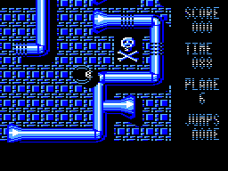 Mind-Roll plane 6 game screen
