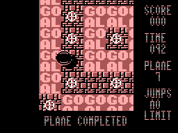 Mind-Roll plane 7 game screen
