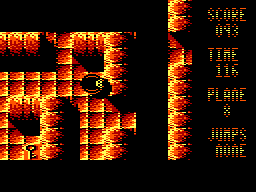 Mind-Roll plane 8 game screen