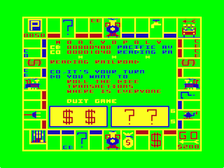 Moneyopoly game screen