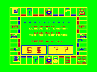 Moneyopoly intro screen