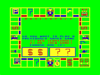 Moneyopoly options screen #1