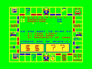 Moneyopoly options screen #2