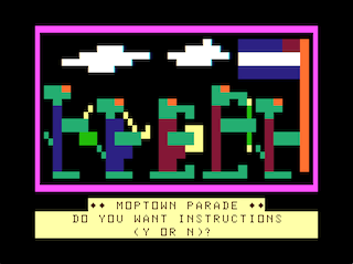 Moptown Parade: Moptown Parade game screen #1