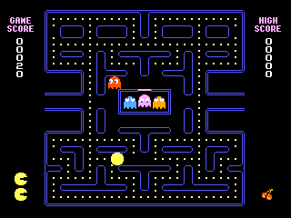 Pac-Man game screen