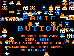 Panic Button intro screen #1