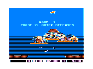 Pegasus and the Phantom Riders phase 3 game screen