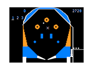 Pinball (Anteco) game screen - board #1