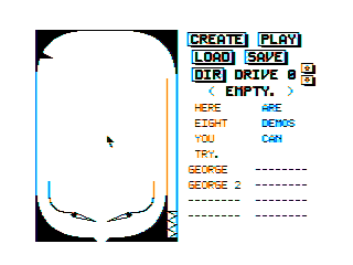 Pinball Factory menu screen