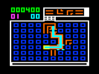 Pipes level 1 game in progress