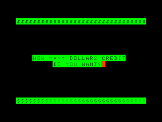 Poker game screen #1
