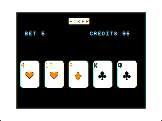 Poker game screen #2
