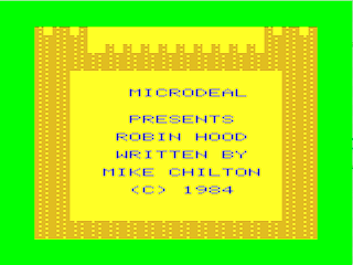 Robin Hood intro screen #5