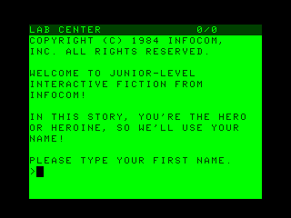 Sea Stalker intro screen 1