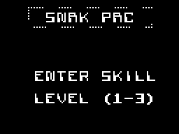 Snak Pac intro screen #2