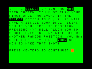 Solo Pool intro screen #3