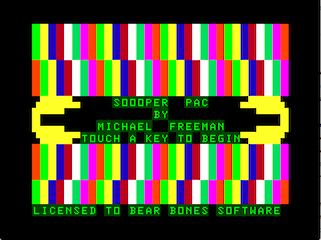 Soooperpac intro screen