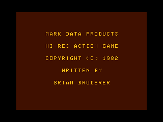 Space Raiders intro screen