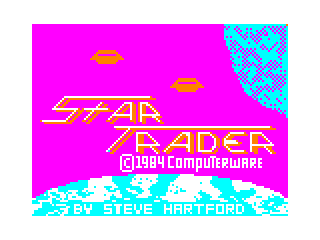 Star Trader intro screen