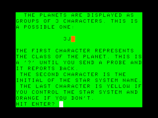 Stellar Empires intro screen #3