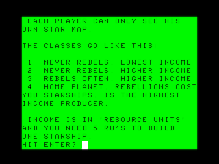 Stellar Empires intro screen #4