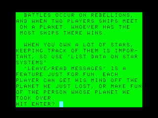 Stellar Empires intro screen #6