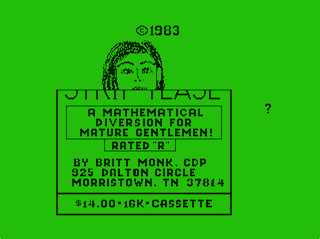 Strip Tease game screen