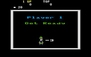 Super Pitfall starting game screen