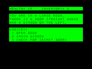 The Deserted Barracks game screen #1