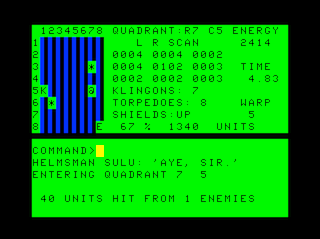 Trek-16 game screen #4