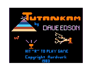 Tutankam intro screen