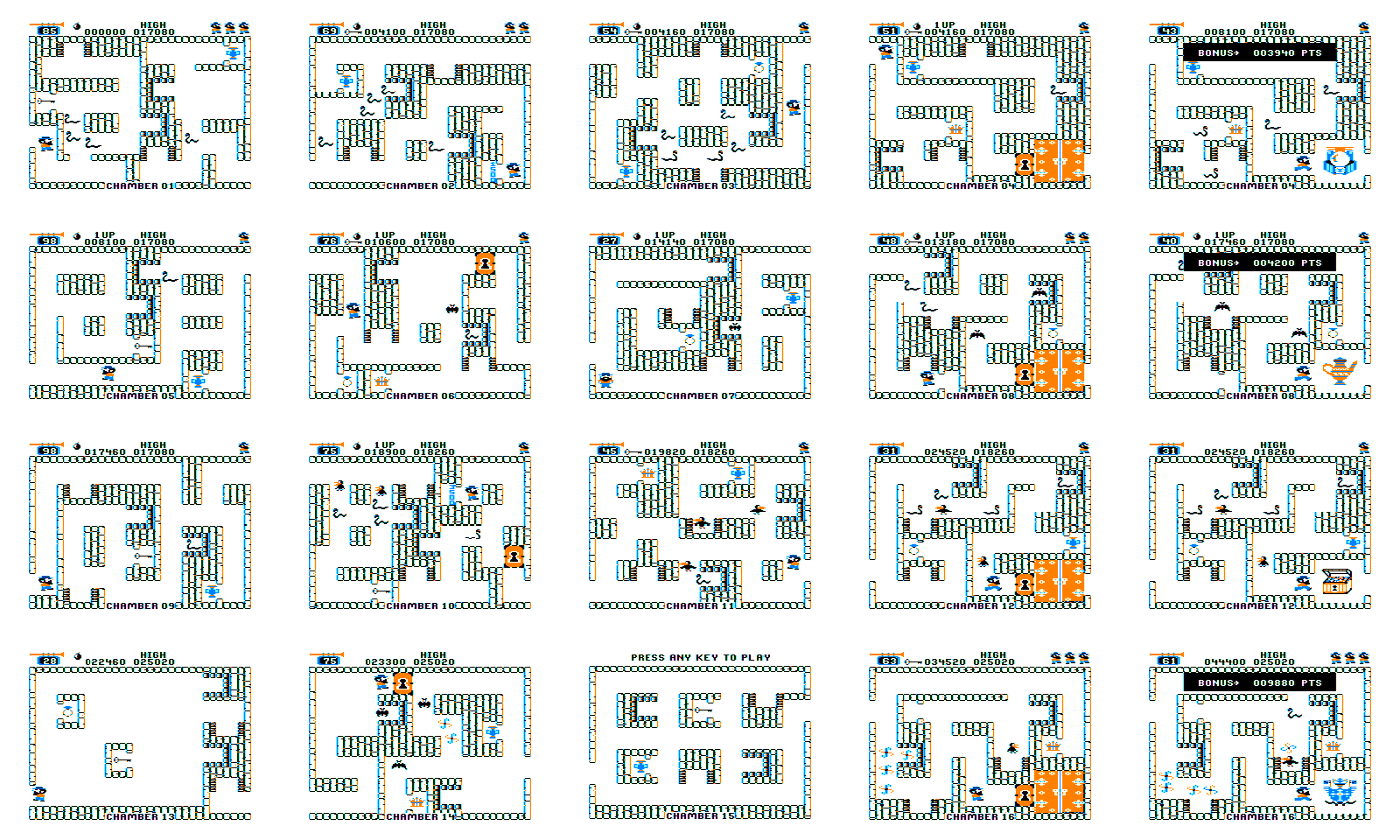 Tut's Tomb full map