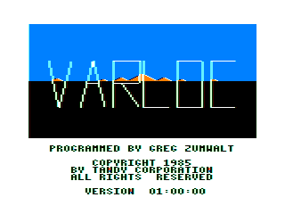 Varloc intro screen #2