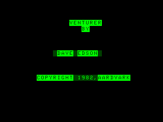 Venturer intro screen