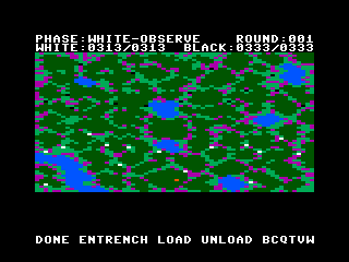 War Monger game map screen
